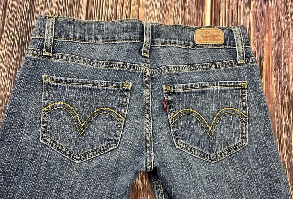 Levi's 524 Too Superlow Skinny Stretch Jeans Womens Size 0 M